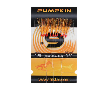 Filstar Sabiki Pumpkin - Orange rig
