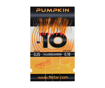 Filstar Sabiki Pumpkin - Orange rig