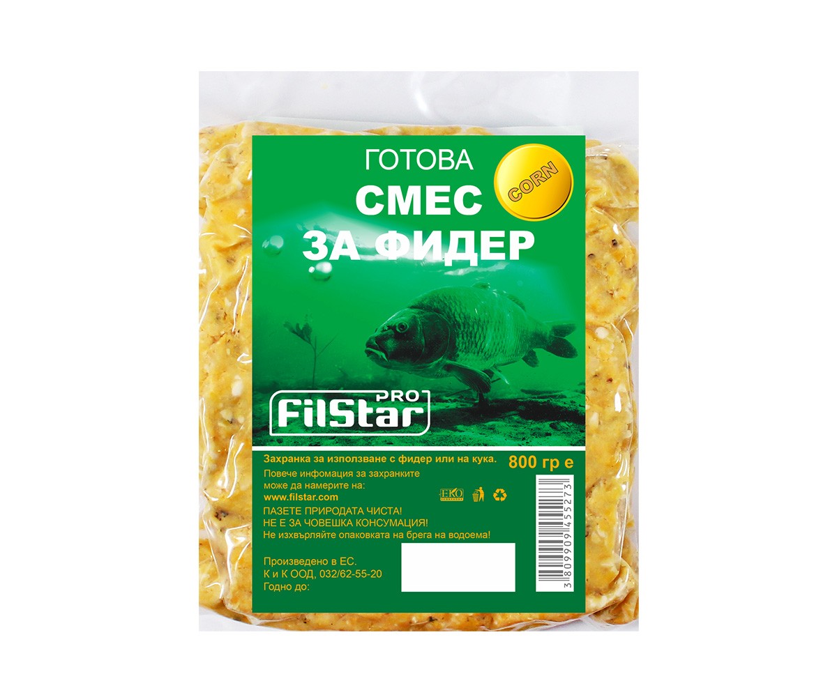 Έτοιμο μείγμα για φίντερ FilStar - Καλαμπόκι 1kg