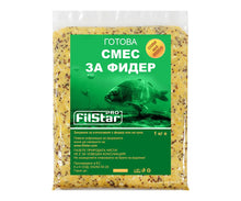 Готовая прикормка для фидера FilStar — кукуруза и семена 1kg