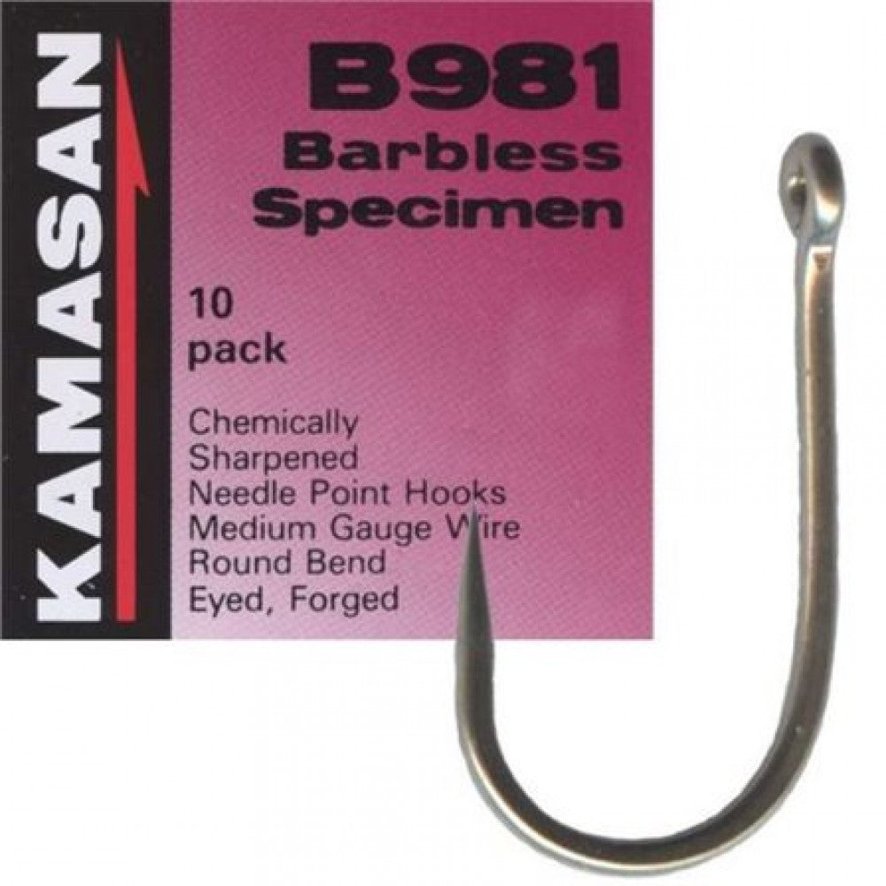 Куки без контра Kamasan B981 Barbless Eyed