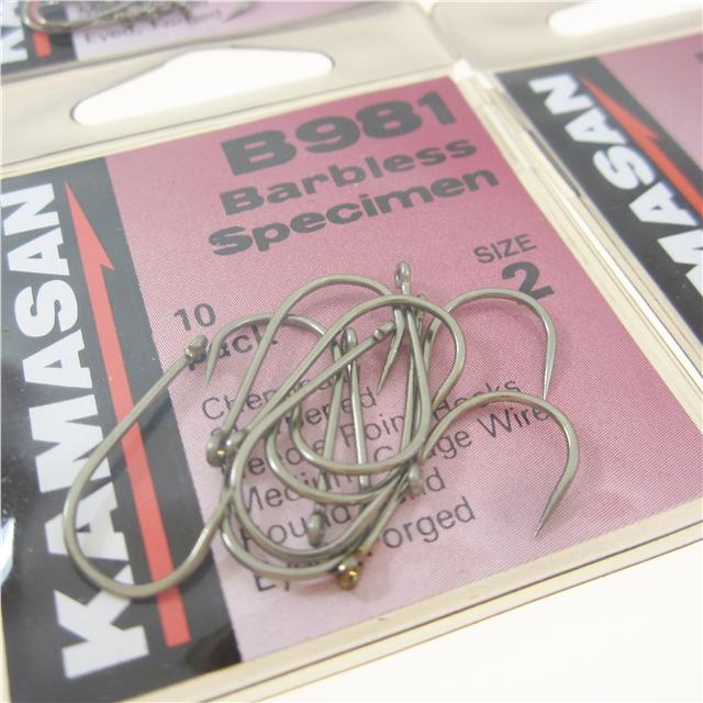Куки без контра Kamasan B981 Barbless Eyed