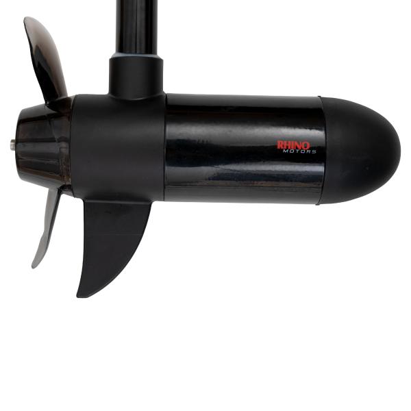 Електрически двигател RHINO CR30VF Electric outboard engine - 106cm, черен мотор с перки и устойчив на солена вода.