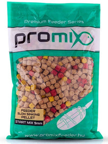Пелети PROMIX SLOW SINKING PELLETS START MIX - 6/9mm - 800gr