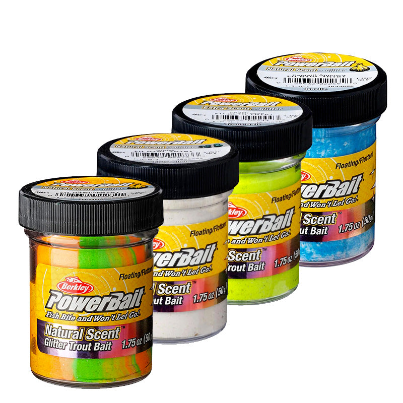 Паста BERKLEY PowerBait® Natural Glitter для ловли форели