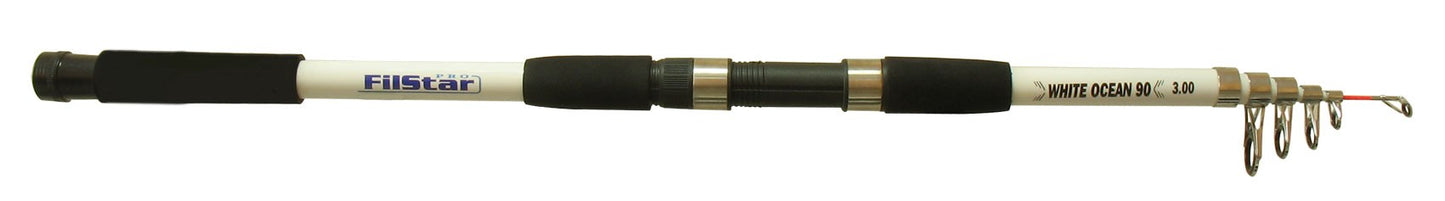 Filstar White Ocean telescopic rod with guides