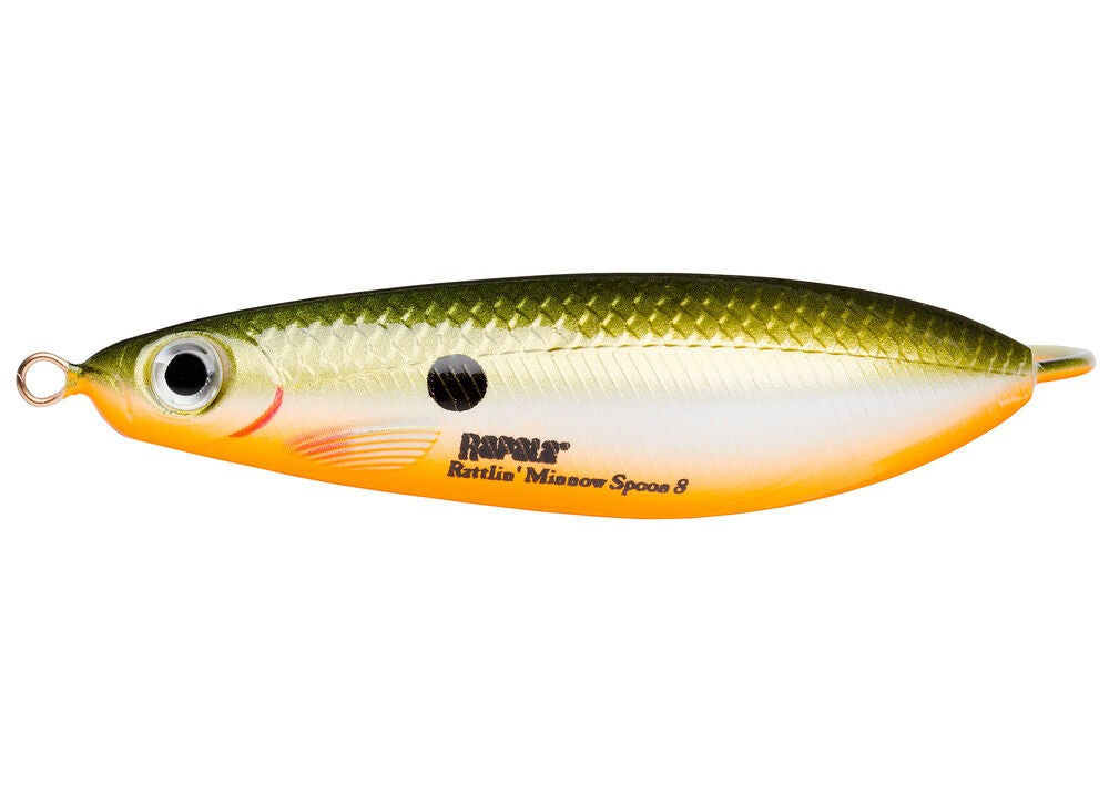 Lingură oscilantă Rapala Rattlin Minnow Spoon - 8cm/16gr