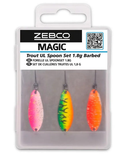 Сет клатушки ZEBCO TROUT UL SPOON SET - 3бр