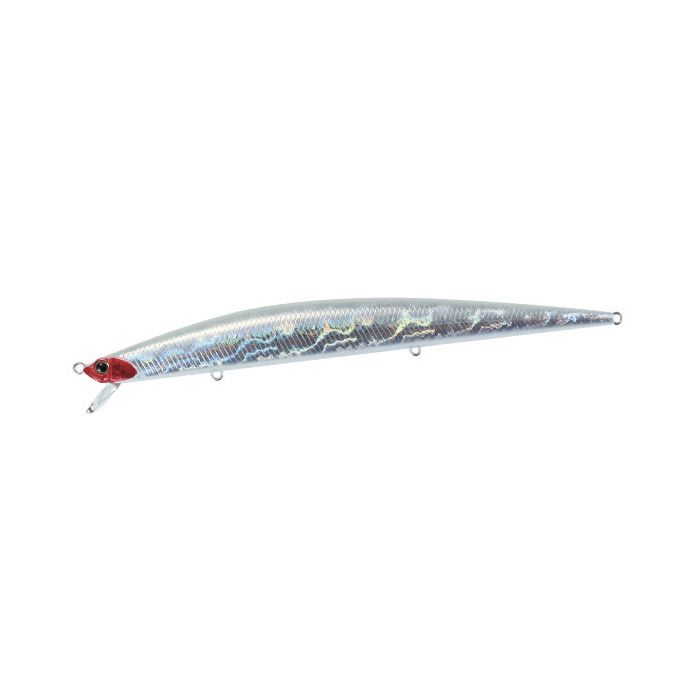 Воблер Duo Tide Minnow Slim Flyer 140 - 14.0cm/21.0gr - Sinking, ADA0088 Prism Ivory, shiny fishing lure.