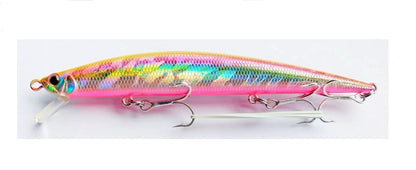 Воблер Duo Tide Minnow Slim 120 - 12.0cm/13.0gr - Floating, розовый цвет, стильный и привлекающий внимание.