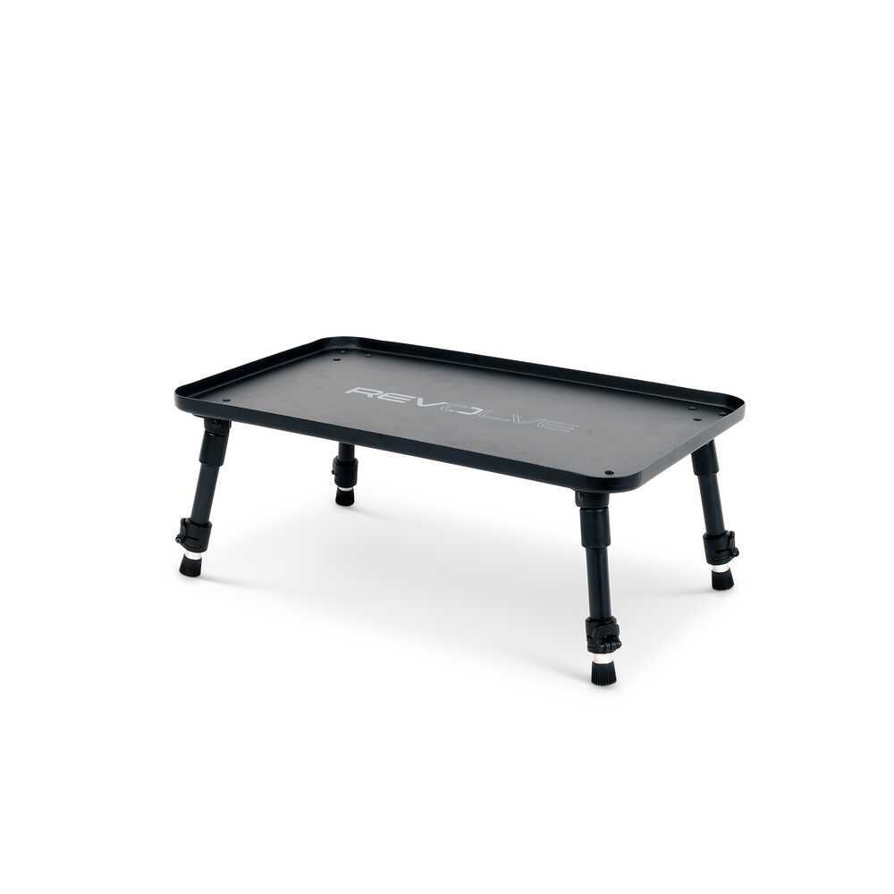 Масичка AVID CARP Revolve Bivvy Table с алуминиева конструкция и пружинни крака за бързо поставяне
