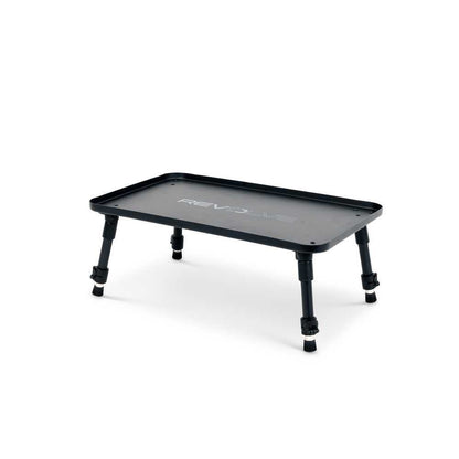 Масичка AVID CARP Revolve Bivvy Table с алуминиева конструкция и пружинни крака за бързо поставяне