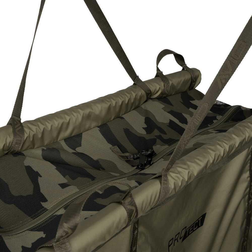 Карп сак - AVID PRO-TECT FLOTATION SLING с камуфлажна мрежа и издръжливи дръжки за безопасно повдигане