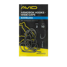 Шаранджийски куки без контра AVID ARMOROK HOOKS WIDE GAPE - 10 бр в опаковка