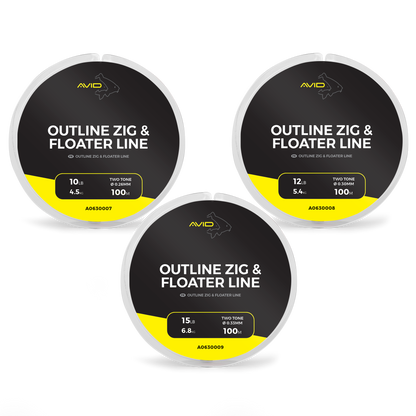Монофилно влакно за зиг-риг Avid Outline Zig & Floater Line - 100м