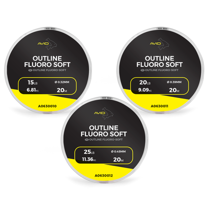 Флуорокарбон AVID Outline Fluoro Soft - 20m