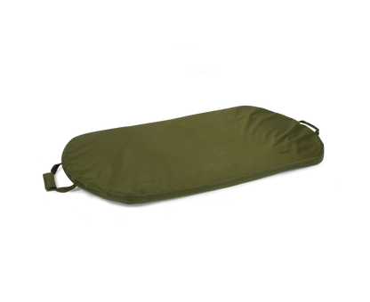 Карп дюшек - AVID REVOLVE FOLDING FLAT MAT in olive green color for fishing comfort.