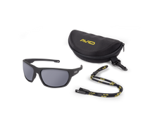 Поляризирани слънчеви очила AVID CARP SeeThru OptiWrap Grey Lens с черна опаковка и връзка