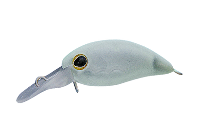 Воблер Jackall Chibi PaniCra DR - 2.5cm/1.4gr, модель 756 KAMI GREEN GL, изображение на белом фоне.