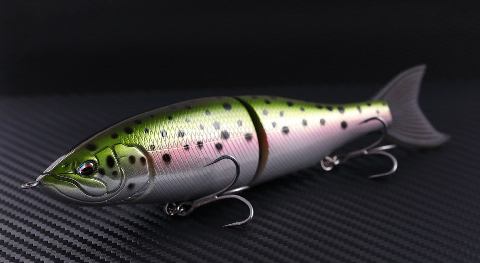 Хибридна примамка BABYFACE BB180-MSS - 18.0cm/85gr - Slow Sinking, риболовна приманка с реалистичен дизайн и извивки.