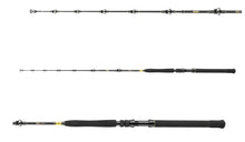 Спининг въдици DAIWA 23 BG BIG GAME, изработени от композитен материал, подходящи за риболов в тропически води.