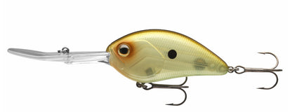 Воблер DAIWA STEEZ CRANK 500F-DR - 7.0cm/27.8gr, цвет BIWAKO LIME, вид сбоку, идеален для рыбалки.