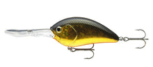 Воблер DAIWA STEEZ CRANK 700F-DR - 9.0cm/55.2gr in Black Gold color, showcasing its realistic design and hooks.