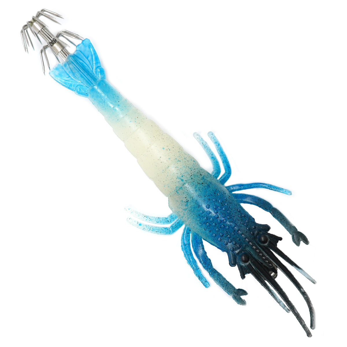 Силиконовая флуоресцентная креветка Hikaru Glowing Squid Jig - 10.5cm