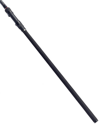 Шаранджийска въдица DAIWA BLACK WIDOW XT CARP - 12ft/3.65m/3.5LB (2 части) на бял фон.