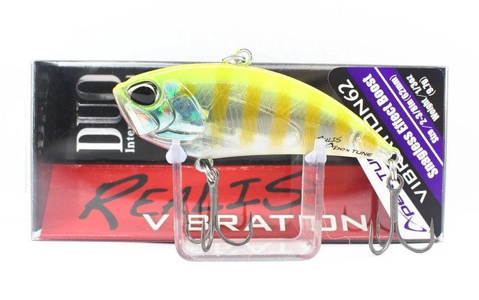 Воблер Duo REALIS VIBRATION APEX TUNE - 6.2cm/9.7gr - Sinking CDH3066 Funky Gill with treble hooks.