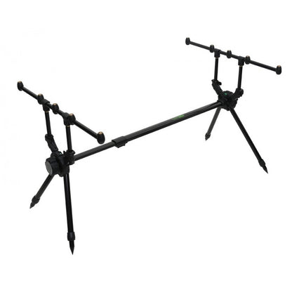 Rod Pod CARP PRO CP24017 - черен, компактен и стабилен стойка за риболовни въдици