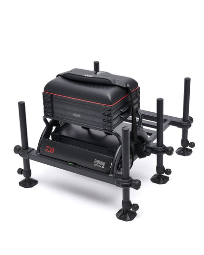Платформа DAIWA D500SB - D36 с ergonomичен дизайн и стабилни крака за риболовни такъми