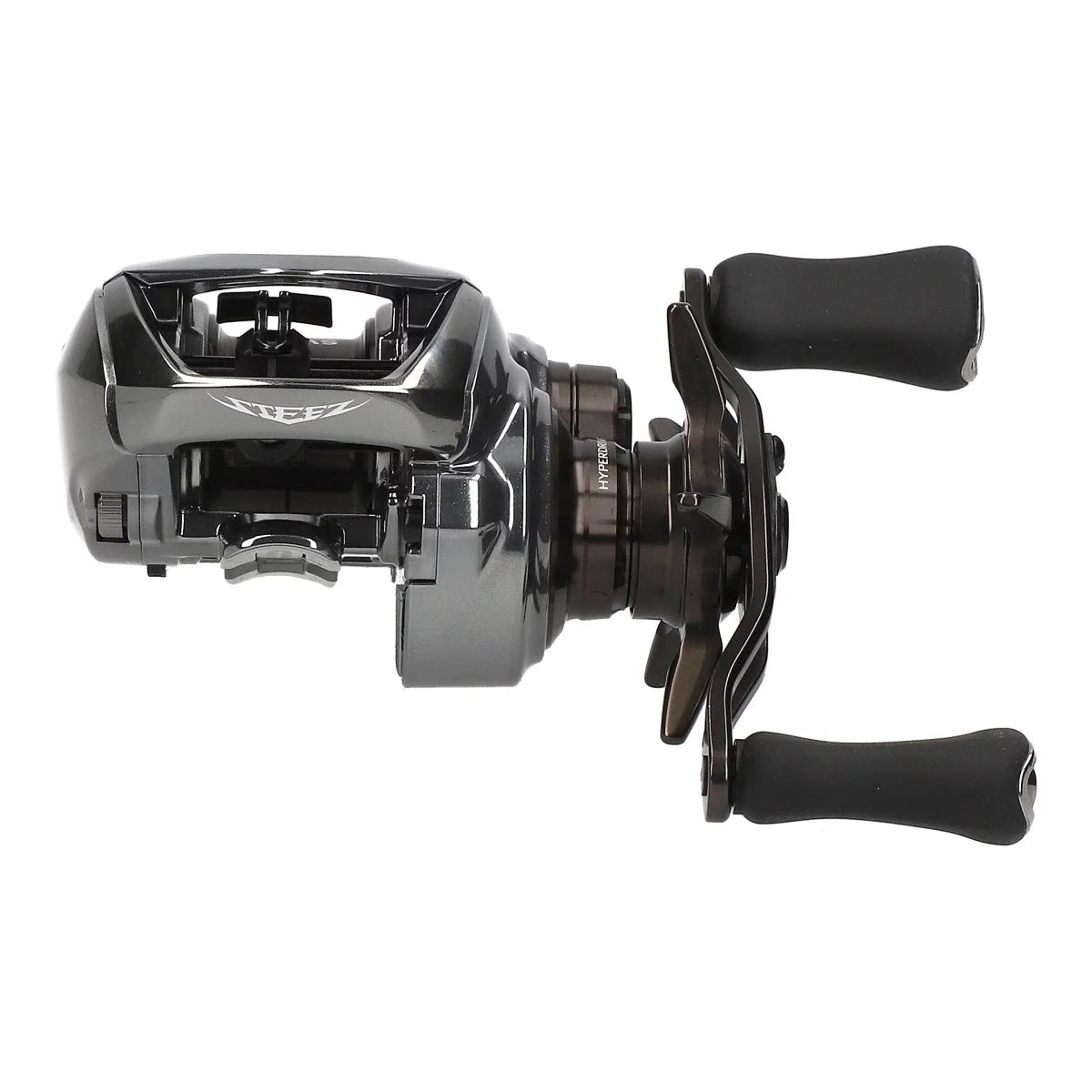 Бейткастинг макара DAIWA 25 STEEZ LIMITED CT SV TW 70 XHL с компактен алуминиев корпус и удобни ръкохватки.