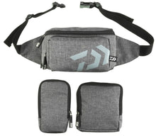 Чанта DAIWA D-VEC HIP BAG с два отделения и регулируема презрамка за удобно носене.