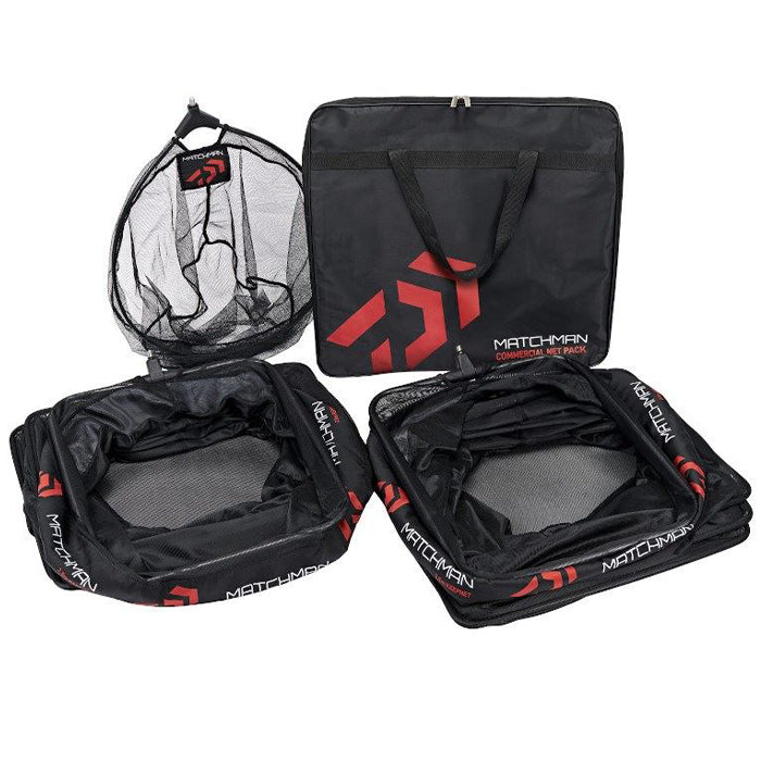 Комплект живарници и глава за кеп DAIWA Matchman Commercial Net Pack - 2.5м