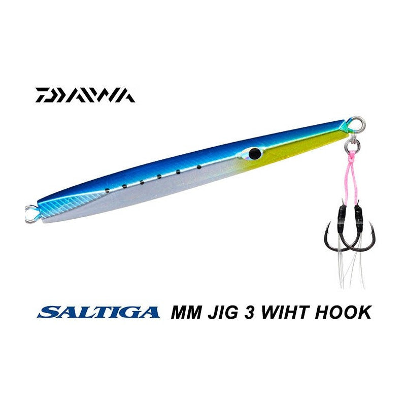Джиг Daiwa MM Jig  - 30гр. с рибя кожа, бързо потъване и гъвкаво движение.