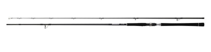 Спининг въдици за shore jigging риболов DAIWA Dragger SX в черен цвят, демонстрирани в разгънато състояние.