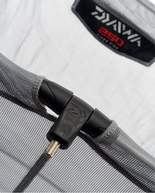 Живарник DAIWA 21 SILVERFISH KEEPNET - 2.5m с алуминиев горен ринг и микромрежа за риболов