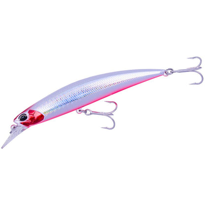 Воблер Duo SPEARHEAD RYUKI SW 110S Limited - 11.0cm/21.0gr - Sinking, AFA0098 Red Face RB, риболовни такъми