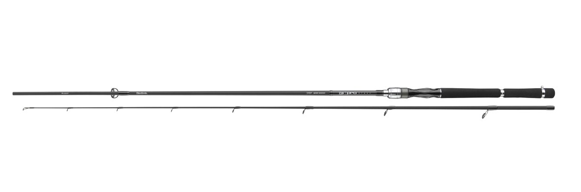 Спининг въдица DAIWA PRO STAFF YAK & BELLY PIKE - 2.15m/14-64gr (2 части) - черна, разделяща се на две части.