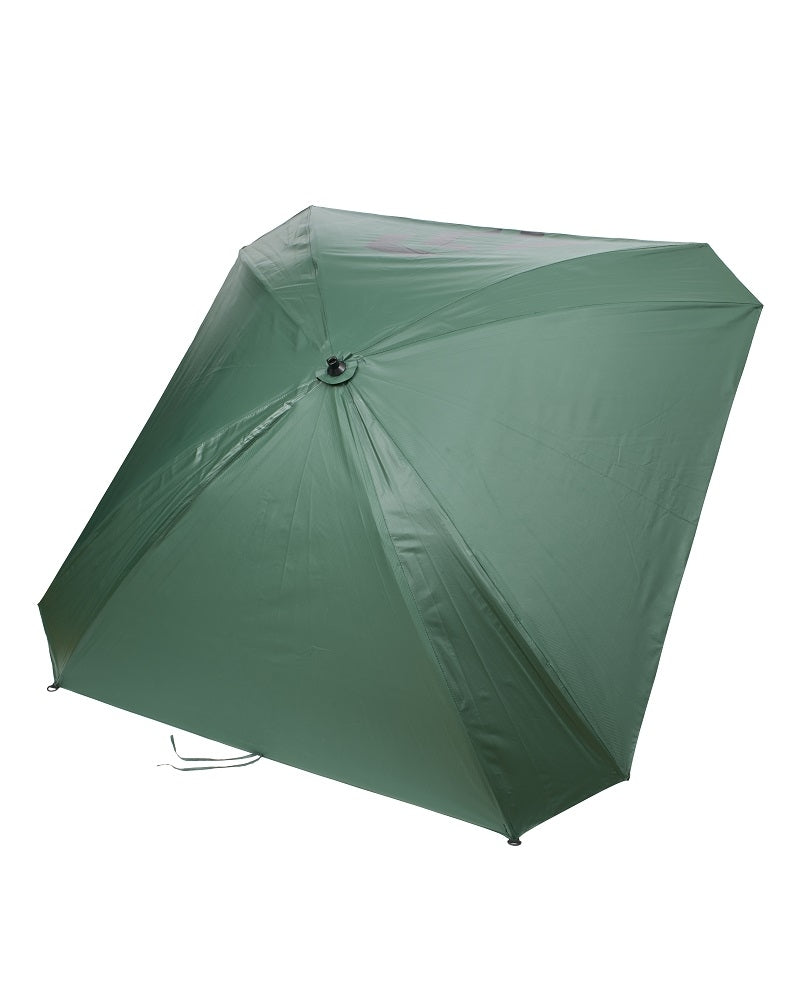 Чадър DAIWA SQUARE WAVELOCK BROLLY - 250cm в зелен цвят, квадратна форма и подсилена тъкан.