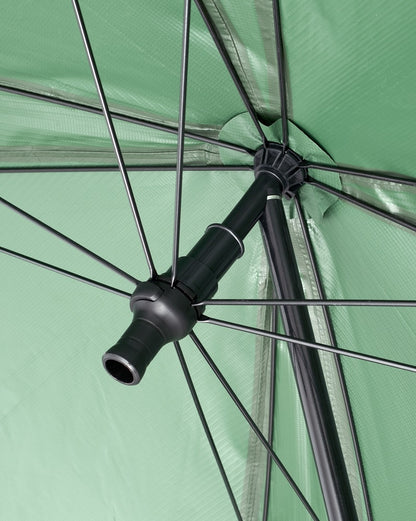 Чадър DAIWA SQUARE WAVELOCK BROLLY - 250cm детайл на конструкцията и свързванията на чадъра.