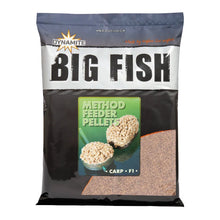 Пелети Dynamite Baits Big Fish Method Feeder Pellets - 2mm / 1.8kg в опаковка с карп и F1.