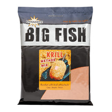 Захранка Dynamite Baits Big Fish Krill Method Mix - 1.8кг, опаковка с привлекателни аромати за шаран и речни видове.