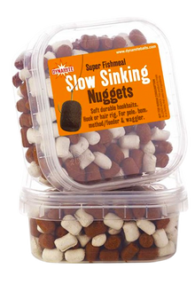 Дъмбели Dynamite Baits Super Fishmeal Slow Sinking Nuggets в прозрачна опаковка с бавнопотъваща стръв