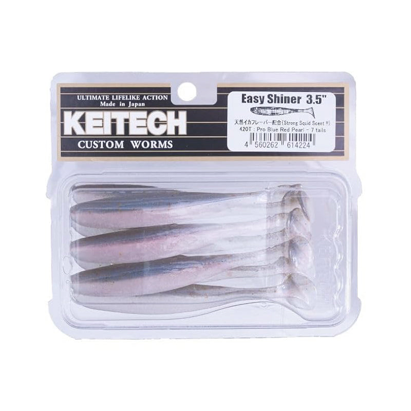Силиконова примамка KEITECH Easy Shiner 3.5”- 89мм / 7бр в опаковка
