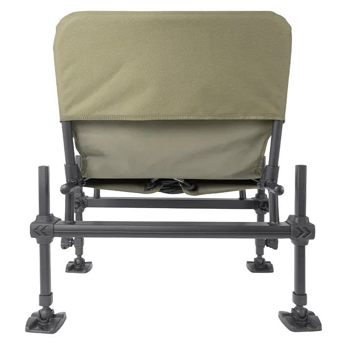 Сгъваем стол KORUM S23 - ACCESSORY CHAIR COMPACT с вертикален дизайн и регулируеми крака