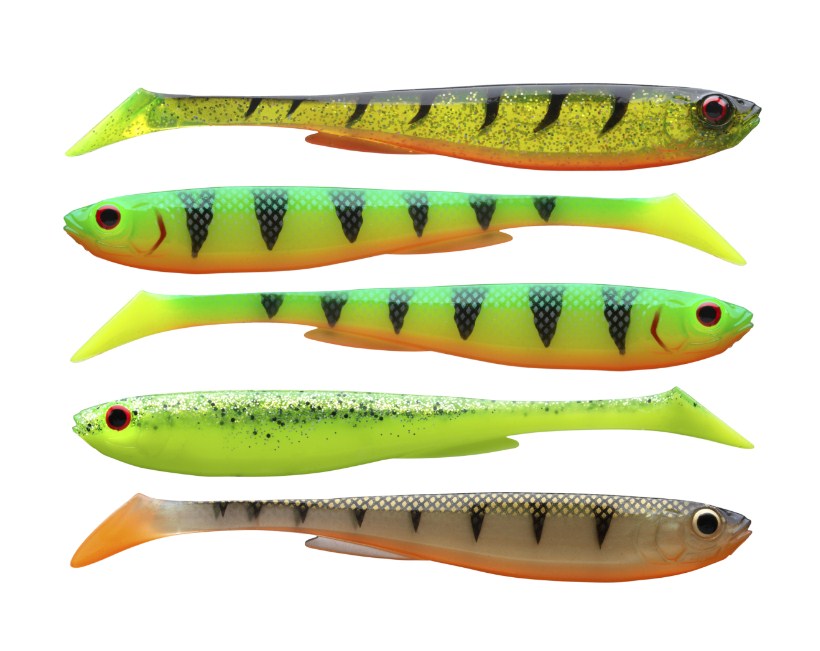 Силиконови примамки DAIWA PROREX SLIM SHADY SET - 7.5cm/3.3gr (5бр)