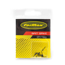 Клинчета за стръв FORMAX Bait Spikes - 10mm/10бр. опаковка с игли за риболовна стръв, 10 броя в комплект.