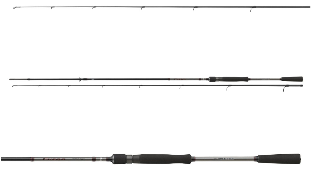 Спинингова джиг въдица - Daiwa 24 FUEGO PREDATOR JIGGER с модерна конструкция и ергономична дръжка.